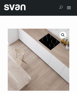 Vitrocerámica Svan 6600W 5,1cm 59cm 52cm (nueva)