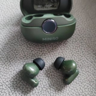 Auriculares Bluetooth Miniso - Novos - Verde
