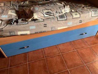 Litera madera con cama nido en Tossa de Mar
