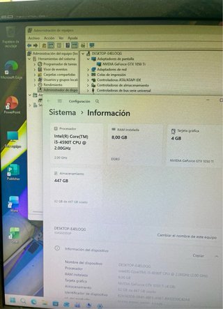 PC Lenovo ThinkCentre i5 480GB SSD GeForce 1050