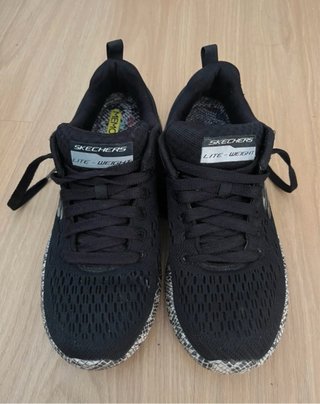 Skechers Mujer Negro/Multicolor