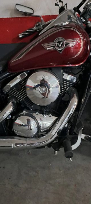 Kawasaki Vulcan 800 Classic Roja