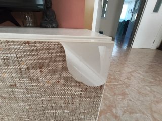 Mueble TV Besta Ikea con dos vitrinas