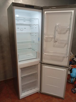 Frigorífico Indesit Acero 2m x 60cm