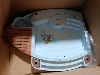 Piscina Playmobil con tobogán y escalera