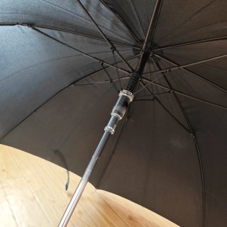 Paraguas Vogue negro mango madera largo