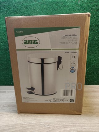 Cubo de Basura para Baño con Pedal 3 Litros Amig