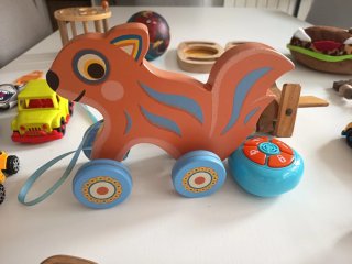 Lote Juguetes Bebé Madera y Peluche