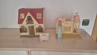 Lote de casas de juguete