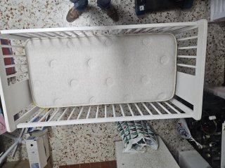 Cuna Micuna Blanca con colchón de regalo