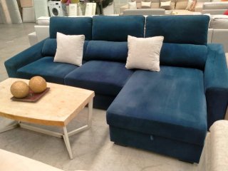 Sofá Cama Azul