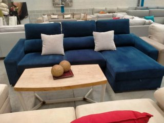 Sofá Cama Azul