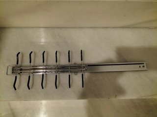 Colgador de corbatas y cinturones extensible