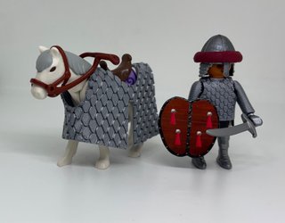 Playmobil sarraceno árabe custom a caballo