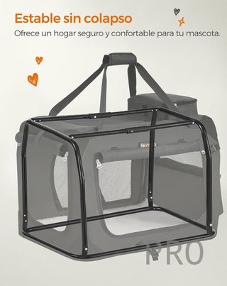 Transportín para gatos y perros plegable