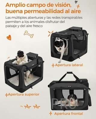 Transportín para gatos y perros plegable