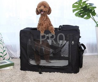 Transportín para gatos y perros plegable
