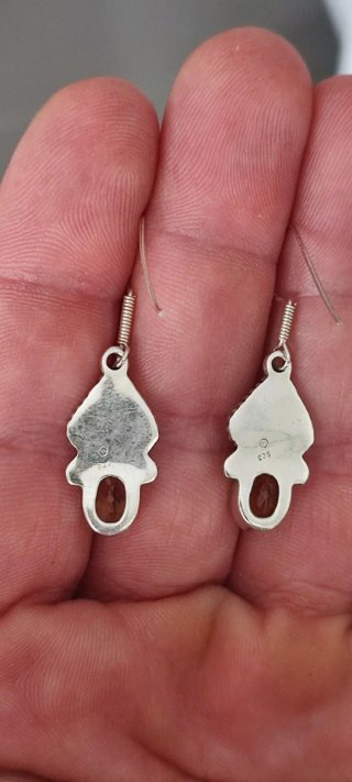 Pendientes de Plata y Citrino.