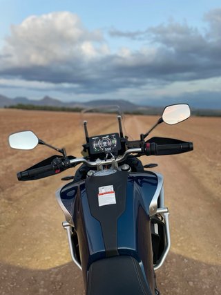CF Moto Adventure Azul/Plateada.