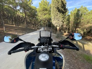 CF Moto Adventure Azul/Plateada.