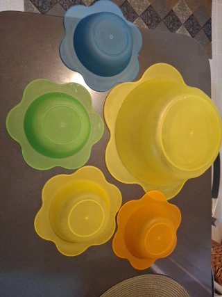 Set Fuente y Cuencos Flor