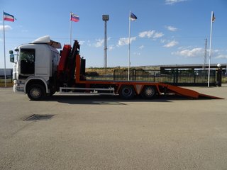 Scania G 400-CAMIONES PORTAMAQUINARIAS