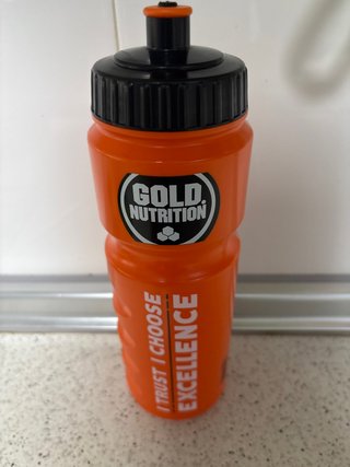 Botella de hidratación Gold Nutrition naranja