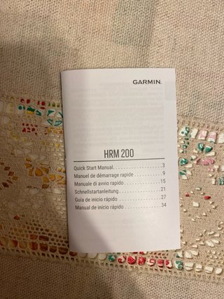 Garmin HRM 200 Monitor de Ritmo Cardíaco