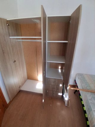 Cama juvenil con cabecero y colchón