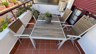 Mesa y 4 Sillas Exterior Ikea