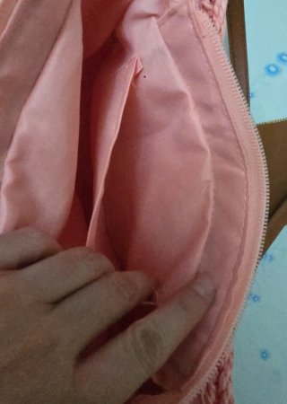 Bolso rafia rosa artesanal