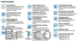 Aire Acondicionado Inverter Calefacción Wifi 2236 frigorías