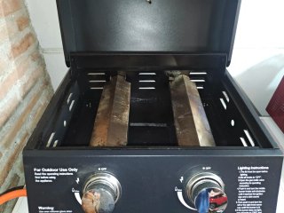 Barbacoa de gas sobremesa