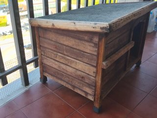 Caseta para perro de madera Para perros de tamaño