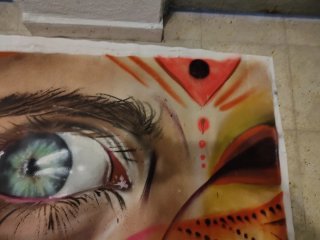 Pintura de ojo artístico