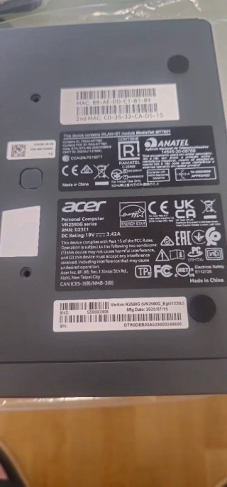 Mini PC Acer Veriton 2000 i5 16GB