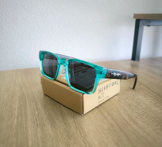 Gafas de sol vintage turquesa y carey