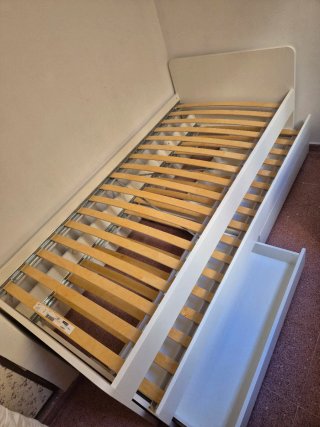 Cama nido SLAKT Ikea Blanca