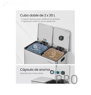 Papelera de Cocina 30L