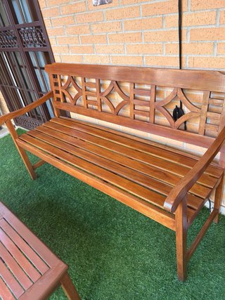 Conjunto Muebles Jardín Madera