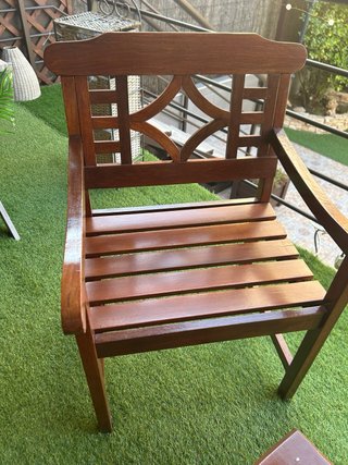 Conjunto Muebles Jardín Madera