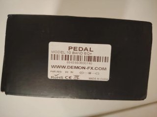 Pedal Bajo DemonFx 10 Band EQ+