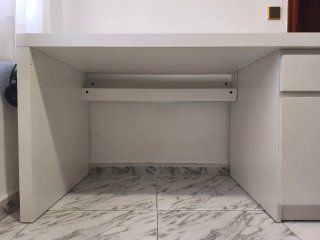 Escritorio MALM IKEA Blanco 140x65 cm