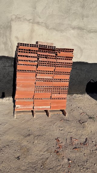 Palet de ladrillos tabique