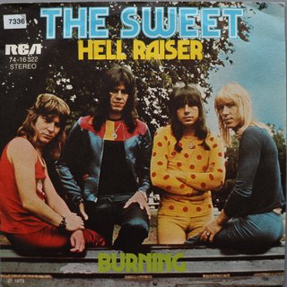 THE SWEET - 10 singles (Glam Rock)