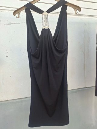 Vestido T S Negro. Medidas en descripción