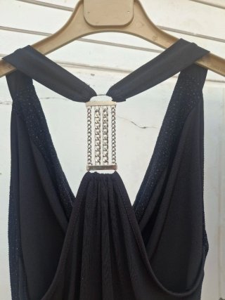 Vestido T S Negro. Medidas en descripción