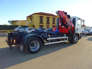 MAN TGM 18 280-CAMIONES GANCHO+GRUA