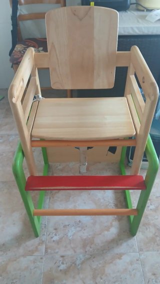 Trona de madera Bebe Due España