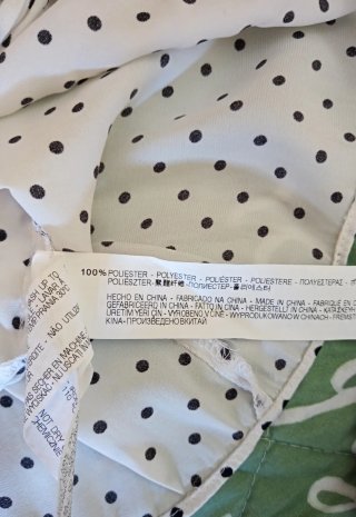 Blusa Zara lunares talla M